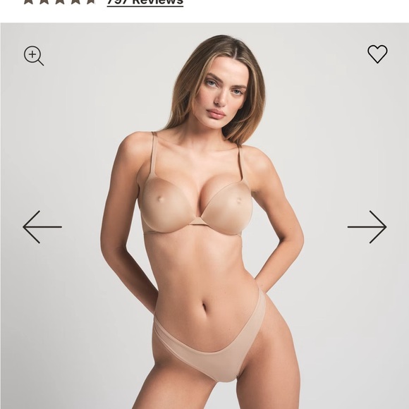 SKIMS Nipple Ultimate Push-up Bra NWT - Picture 1 of 6